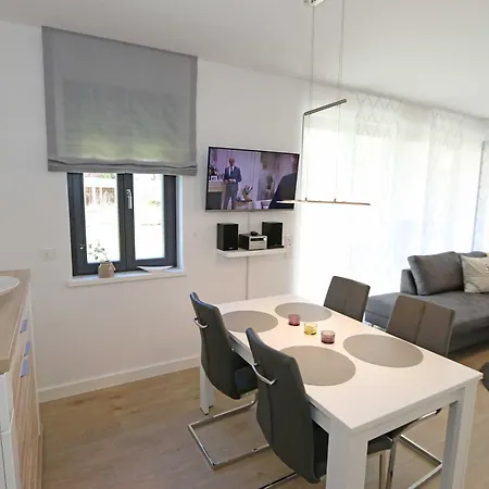 아파트 Strandvilla Andrea Whg.4 Mit Suedterrasse 바베