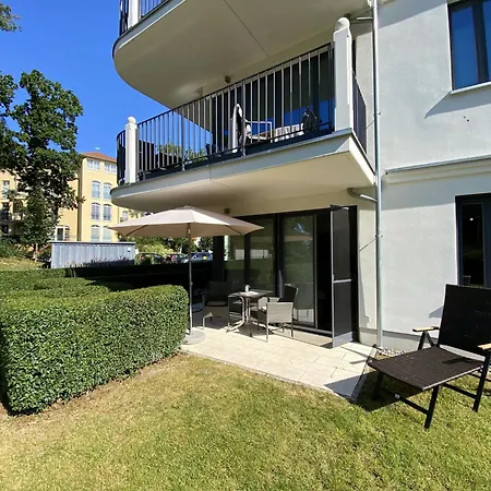 Strandvilla Andrea Whg.4 Mit Suedterrasse 바베