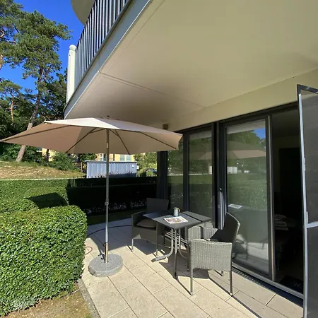 아파트 Strandvilla Andrea Whg.4 Mit Suedterrasse 바베